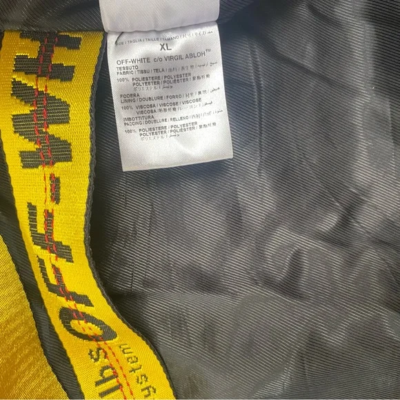 OFF-WHITE Bomber Jacket Tiger Embroidery